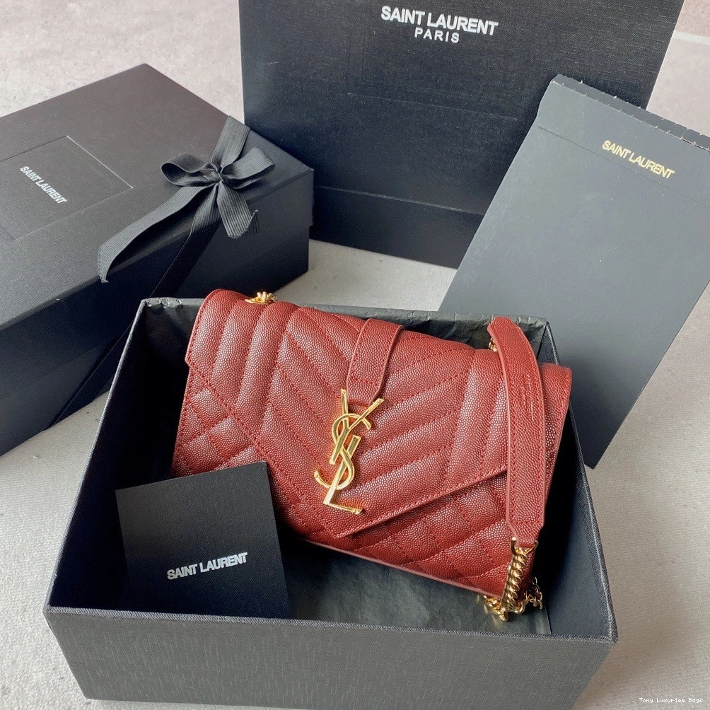 Tony Luxuries SMALL YSL ENVELOPE BAG 0815